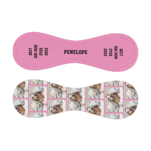 Personalisierte BEST DOG MAMA JE Baseball (Paneele)