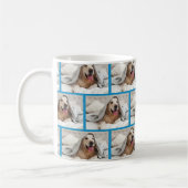 Personalisierte BEST DOG MAMA JE Foto Kaffee Tasse (Links)