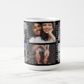 Personalisierte Best Friends Forever 6 Foto Custom Kaffeetasse (Mittel)