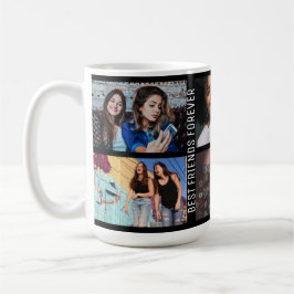 Personalisierte Best Friends Forever 6 Foto Custom Kaffeetasse