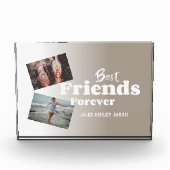 Personalisierte Best Friends Forever Foto Block (Vorderseite)