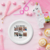Personalisierte "Best Friends Forever"-Fotovorlage Pappteller (Party)
