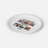 Personalisierte "Best Friends Forever"-Fotovorlage Pappteller (Schrägansicht)
