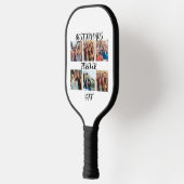 Personalisierte "Best Friends Forever"-Fotovorlage Pickleball Schläger (Links)
