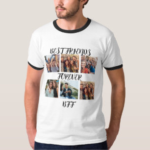 Personalisierte "Best Friends Forever"-Fotovorlage T-Shirt