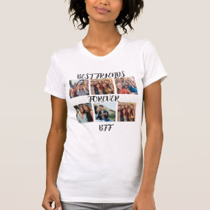 Personalisierte "Best Friends Forever"-Fotovorlage T-Shirt