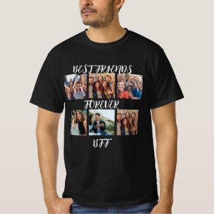 Personalisierte "Best Friends Forever"-Fotovorlage T-Shirt