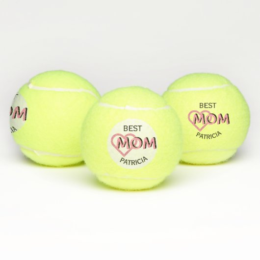 Personalisierte Best Mama Custom Tennisbälle (Multi)