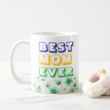Personalisierte Best Mama je Design Coffee Tasse