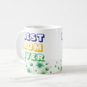 Personalisierte Best Mama je Design Coffee Tasse (Vorderseite Links)