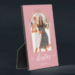 Personalisierte BESTÄTIGKEITEN BESTE FREUNDIN Gesc Fotoplatte<br><div class="desc">Personalisierte BESTÄTIGKEITEN BESTE FREUNDIN Geschenke Rosa Gold Niedlich</div>