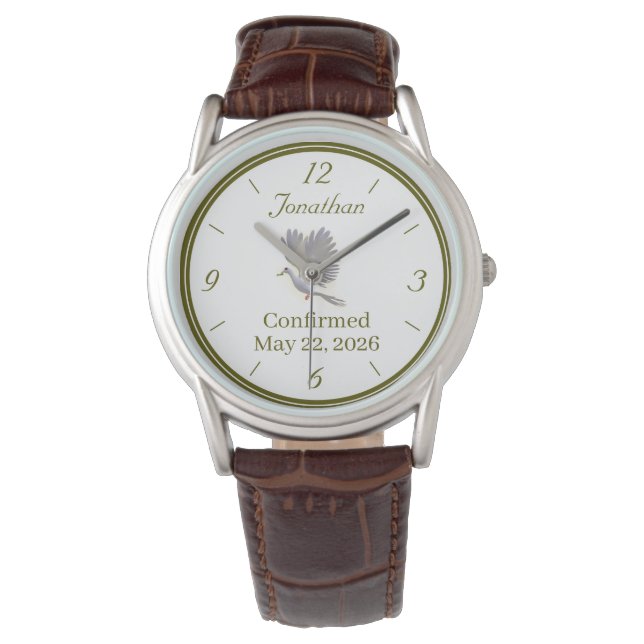 Personalisierte Bestätigung Armbanduhr (Vorderseite)