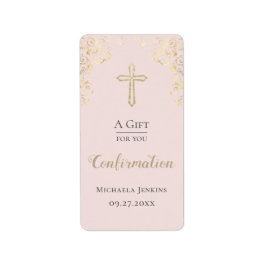 Personalisierte Bestätigung Blush Hand Sanitizer Adressaufkleber