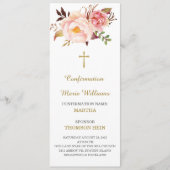 Personalisierte Bestätigung der Gebetskarte Menükarte (Vorderseite)