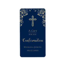 Personalisierte Bestätigung Gold Hand Sanitizer La Adressaufkleber