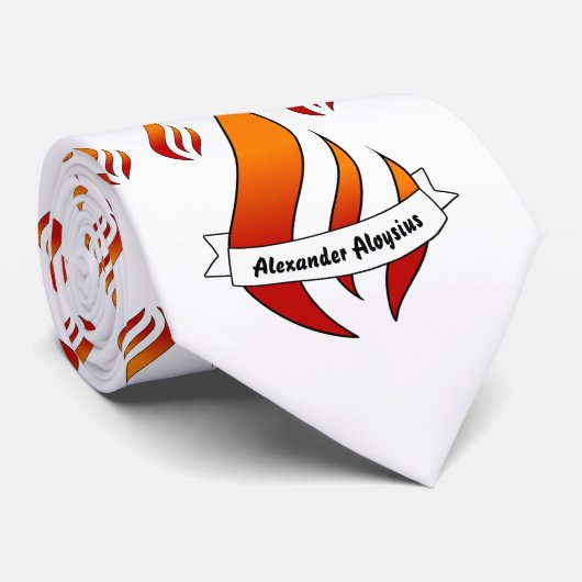 Personalisierte Bestätigung oder Pfingstklemme Krawatte (Gerollt)