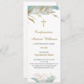 Personalisierte Bestätigungskarte Menükarte (Vorne/Hinten)