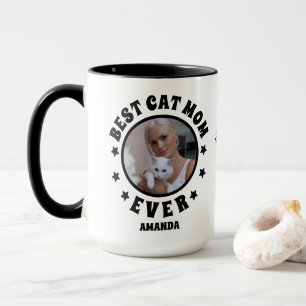 Personalisierte beste Cat Mama je benutzerdefinier Tasse