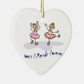 PERSONALISIERTE BESTE FREUND-FÜR IMMER KERAMIKORNAMENT (Rechts)