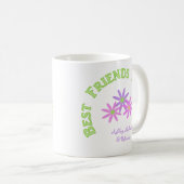 Personalisierte beste Freund-für immer Tasse (VorderseiteRechts)