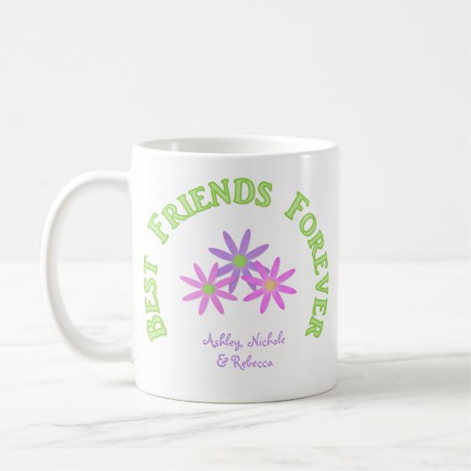 Personalisierte beste Freund-für immer Tasse (Links)