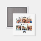 Personalisierte Beste Freunde Forever Foto Vorlage Magnet (Vorderseite/Rückseite)