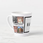 Personalisierte Beste Freunde für immer 4 Foto Col Milchtasse (Linke Ecke)