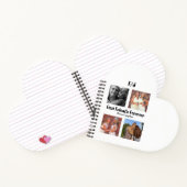 Personalisierte Beste Freunde für immer 4 Foto Col Notizblock (Innenseite)