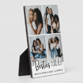 Personalisierte beste Freunde für immer 4 FotoColl Fotoplatte (Seite)