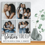 Personalisierte beste Freunde für immer 4 FotoColl Fotoplatte<br><div class="desc">Feiern Sie Ihre beste Freundin und Freundschaft mit einem maßgeschneiderten Foto Collage besten Freunde Notebook. Ob Geburtstag, Weihnachten oder Freundschaft, dieses beste Freundesheft zu geben, ist ein wunderbares Geschenk, das noch viele Jahre lang ein Schatz sein wird. Personalisiert mit 4 Ihrer Lieblings-Freund Fotos und Namen. COPYRIGHT © 2020 Judy Burrows,...</div>