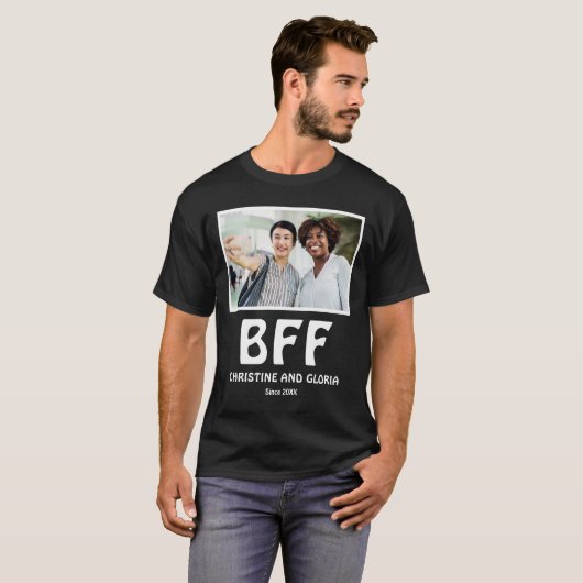 Personalisierte beste Freunde für immer beste Freu T-Shirt (Vorne ganz)