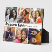 Personalisierte beste Freunde für immer Name 6 Col Fotoplatte (Seite)