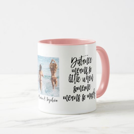 Personalisierte BESTE FREUNDIN Long Tasse (VorderseiteRechts)