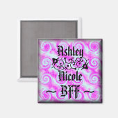 Personalisierte BESTE FREUNDIN Magnet (Vorderseite/Rückseite)