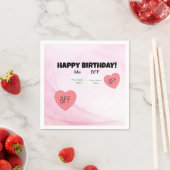 Personalisierte beste Freundin Serviette (Beispiel)