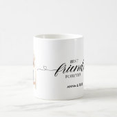 Personalisierte BESTE FREUNDIN Skript Herz Beste F Kaffeetasse (Mittel)