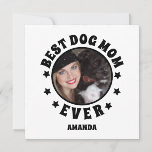 Personalisierte Beste Hundemutter Aller Zeiten Ben Karte