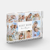 Personalisierte Beste-Mama-Fotocollage Fotoblock (Links)