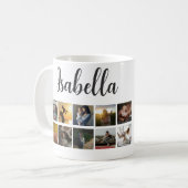 Personalisierte beste Mama je angesagter Muttertag Kaffeetasse (Vorderseite Links)