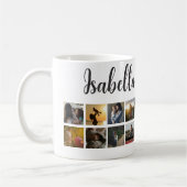 Personalisierte beste Mama je angesagter Muttertag Kaffeetasse (Links)