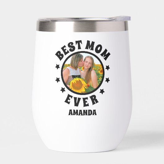 Personalisierte beste Mama je Foto Muttertag (Links)