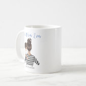 Personalisierte beste Mama je Individuelle Name Kaffeetasse (Vorderseite Links)
