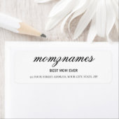 Personalisierte Beste Mama je Kalligrafiebezeichnu (Insitu)