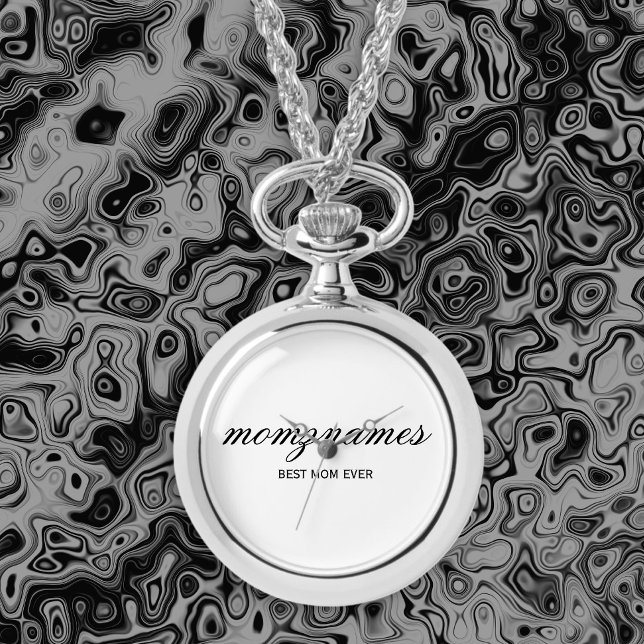 Personalisierte Beste Mama je Kalligrafiebezeichnu Armbanduhr (Von Creator hochgeladen)