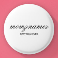 Personalisierte Beste Mama je Kalligrafiebezeichnu