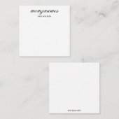 Personalisierte Beste Mama je Kalligrafiebezeichnu Mitteilungskarte (Vorne/Hinten)