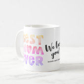 Personalisierte beste Mama je Mama Tasse (Vorderseite Links)