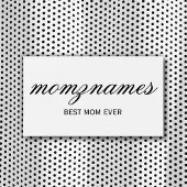 Personalisierte beste Mama je Muttertag Magnetkarte