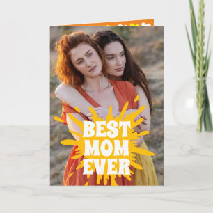 Personalisierte beste Mama je Muttertagsfest Foto Karte