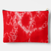 Personalisierte beste Mama je Rote Gefärbte Krawat Zubehörtasche (Rückseite)